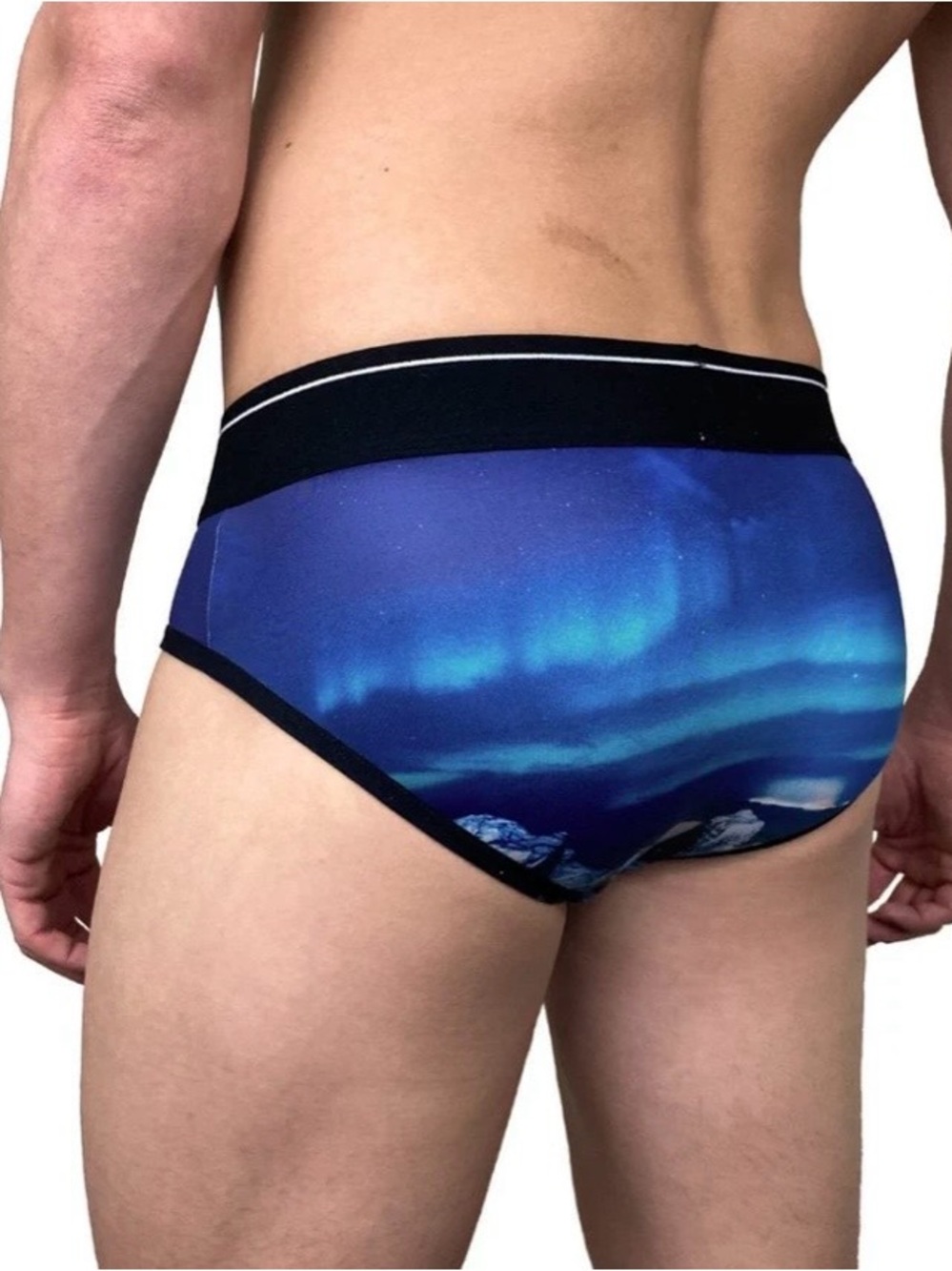 Men's Dirt Squirrel Northern Lights Briefs - Picture 2 of 6